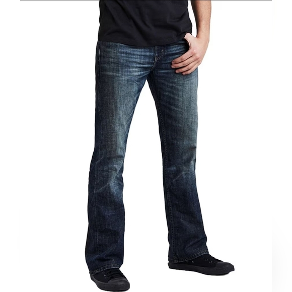 Levi 527  Low boot Cut Jeans Size 38 X 32 blue demin - Picture 1 of 14